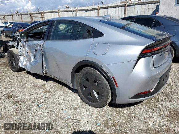2024 Toyota Prius LE with VIN JTDACAAU4R3018502, listed as a Copart auction lot 56587885 with 22,266 mi miles and Salvage Title. Bid and sale history available at DreamBid. Image 2.