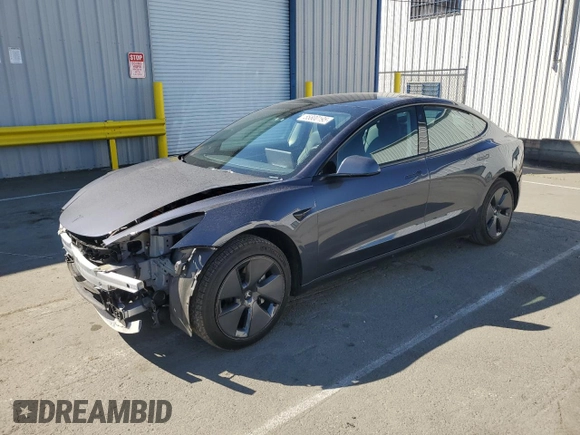 2023 Tesla Model 3 с VIN 5YJ3E1EA3PF405741, выставлен на аукционе Copart как лот 55800195 с пробегом 18 317 миль миль и Списание • Salvage title. История ставок и продаж доступна на DreamBid. Изображение 1.