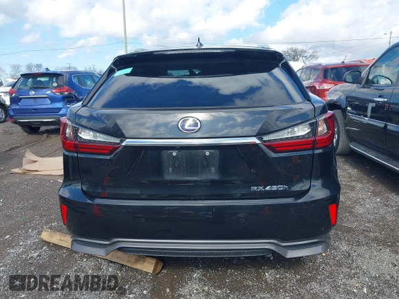 2018 Lexus RX with VIN 2T2BGMCA6JC022281, listed as a IAAI auction lot 41473347 with 1 mi miles. Bid and sale history available at carsss.com. Image 16.