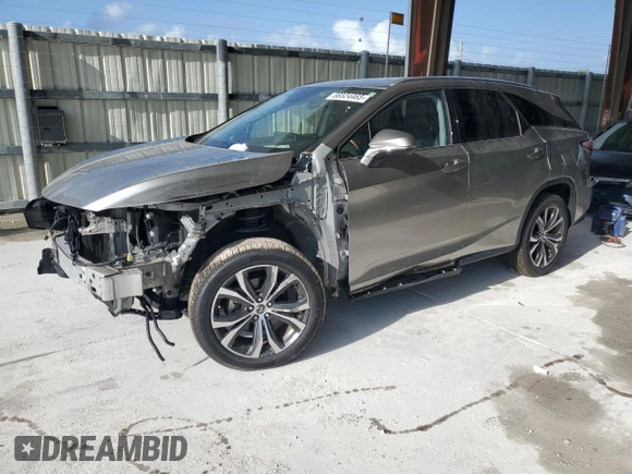 2020 Lexus RX 350L with VIN JTJHZKEA1L2015764, listed as a Copart auction lot 58324465 with 54,860 mi miles and Salvage title. Bid and sale history available at DreamBid. Image 1.