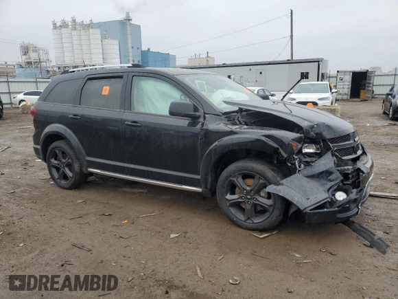 2019 Dodge Journey Crossroad with VIN 3C4PDCGB2KT803118, listed as a Copart auction lot 83989134 with 59,996 mi miles and Salvage Title. Bid and sale history available at DreamBid. Image 4.