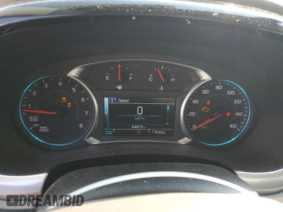 2018 Chevrolet Traverse LT Cloth with VIN 1GNERGKW4JJ270521, listed as a Copart auction lot 60305135 with 64,879 mi miles and Salvage title. Bid and sale history available at DreamBid. Image 9.