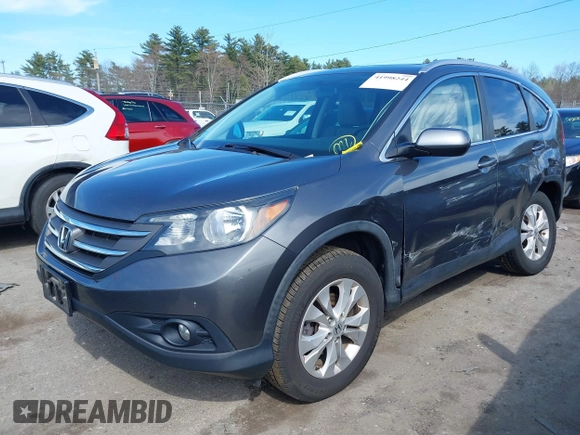 2013 Honda CR-V EX-L with VIN 2HKRM4H73DH656366, listed as a IAAI auction lot 41998244 with 124,864 mi miles. Bid and sale history available at carsss.com. Image 18.
