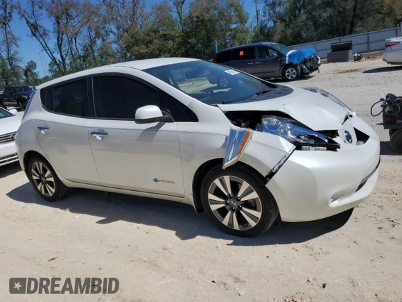 2016 Nissan LEAF SV with VIN 1N4BZ0CP2GC303867, listed as a Copart auction lot 47894815 with 85,797 mi miles and Salvage Title. Bid and sale history available at carsss.com. Image 4.