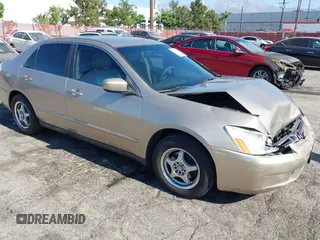 2005 Honda Accord LX with VIN JHMCM56445C005943, listed as a IAAI auction lot 42707119 with 208,810 mi miles and . Bid and sale history available at DreamBid. Image 1.