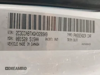 2016 Chrysler 300 with VIN 2C3CCABTXGH328909, listed as a IAAI auction lot 41788815 with 106,088 mi miles. Bid and sale history available at carsss.com. Image 9.