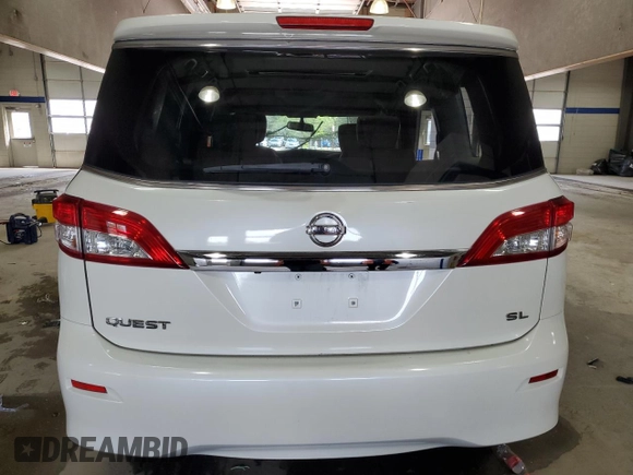 2014 Nissan Quest SL with VIN JN8AE2KP2E9106257, listed as a Copart auction lot 53432815 with 140,038 mi miles and Salvage Title. Bid and sale history available at carsss.com. Image 6.