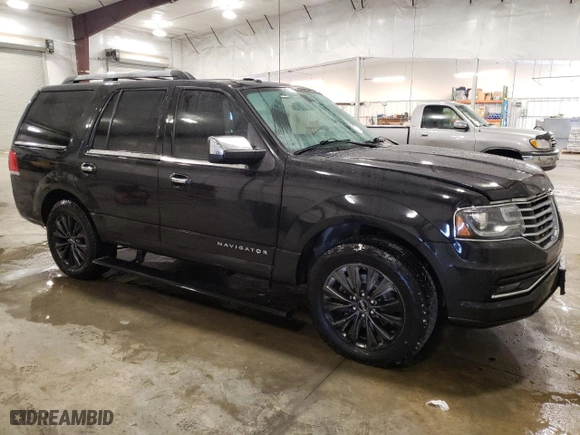 2015 Lincoln Navigator with VIN 5LMJJ2JTXFEJ07275, listed as a Copart auction lot 45729905 with 176,420 mi miles and Salvage Title. Bid and sale history available at carsss.com. Image 4.