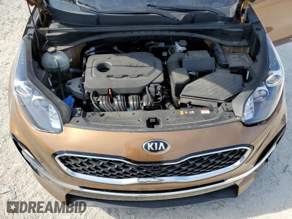 2021 Kia Sportage EX with VIN KNDPN3AC0M7854669, listed as a Copart auction lot 57829275 with 48,520 mi miles and Salvage title. Bid and sale history available at DreamBid. Image 12.