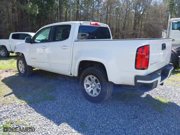2021 Chevrolet Colorado 2WD LT with VIN 1GCGSCEN6M1163816, listed as a IAAI auction lot 41852906 with 137,009 mi miles. Bid and sale history available at carsss.com. Image 3.