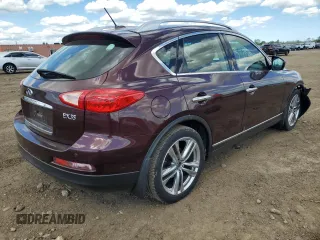 2012 Infiniti EX Journey z VIN JN1AJ0HR9CM450184, wystawiony jako Copart lot #57685715 z przebiegiem Nie podano mil oraz Szkoda całkowita • Salvage title. Historia ofert i sprzedaży dostępna na DreamBid. Obrazek 3.