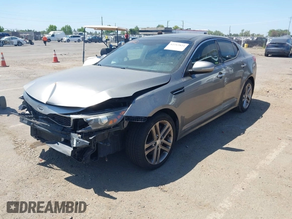 2013 Kia Optima SX with VIN 5XXGR4A61DG178390, listed as a IAAI auction lot 42212824 with 128,055 mi miles and . Bid and sale history available at DreamBid. Image 2.