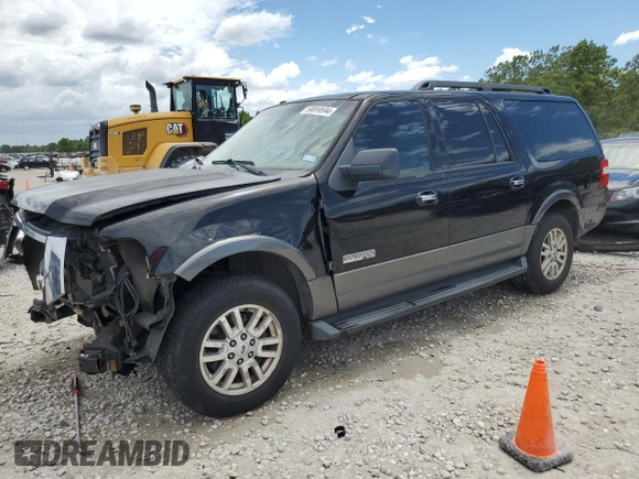 2007 Ford Expedition EL XLT with VIN 1FMFK15537LA92630, listed as a Copart auction lot 59059594 with 239,346 mi miles and Salvage Title. Bid and sale history available at carsss.com. Image 1.