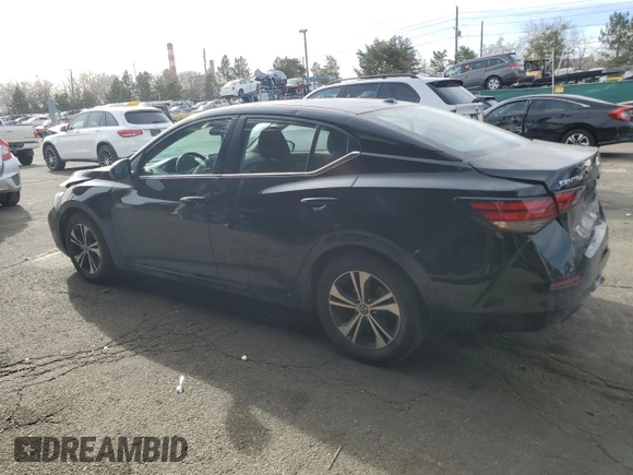 2022 Nissan Sentra SV with VIN 3N1AB8CV8NY222516, listed as a Copart auction lot 49930015 with 72,811 mi miles and Salvage Title. Bid and sale history available at carsss.com. Image 2.