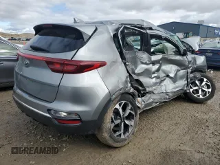 2021 Kia Sportage LX with VIN KNDPM3AC4M7881120, listed as a Copart auction lot 45776345 with Not Provided miles and Salvage Title. Bid and sale history available at DreamBid. Image 3.