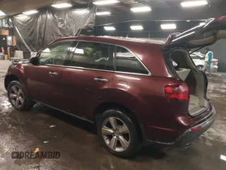 2013 Acura MDX with VIN 2HNYD2H24DH506239, listed as a IAAI auction lot 41391641 with 100,091 mi miles. Bid and sale history available at carsss.com. Image 3.