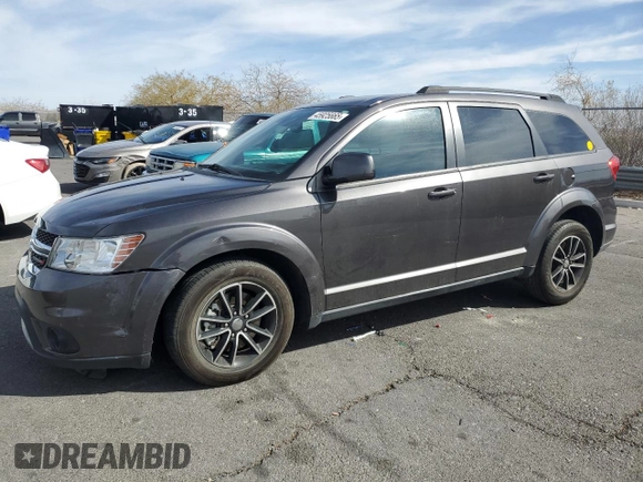 2019 Dodge Journey SE with VIN 3C4PDCBB2KT821156, listed as a Copart auction lot 45925665 with 93,045 mi miles and Salvage Title. Bid and sale history available at DreamBid. Image 1.