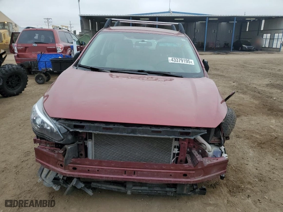 2020 Subaru Impreza with VIN 4S3GTAA69L1726937, listed as a Copart auction lot 43379195 with 68,098 mi miles and Salvage Title. Bid and sale history available at carsss.com. Image 5.