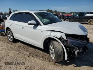 2023 Audi Q5 S line Prestige with VIN WA1FAAFY7P2171072, listed as a Copart auction lot 47127515 with 21,832 mi miles and Salvage Title. Bid and sale history available at carsss.com. Image 4.