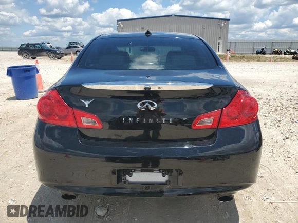 2011 Infiniti G25 Journey z VIN JN1DV6AP5BM831297, wystawiony jako Copart lot #55356125 z przebiegiem 241 663 mil mil oraz Czysty tytuł • Clean title. Historia ofert i sprzedaży dostępna na DreamBid. Obrazek 6.