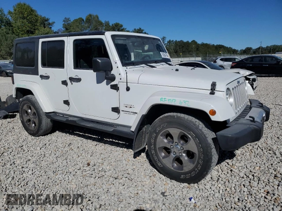 2018 Jeep Wrangler JK Unlimited Sahara with VIN 1C4HJWEG7JL921169, listed as a Copart auction lot 76064794 with 93,418 mi miles and Salvage Title. Bid and sale history available at carsss.com. Image 4.