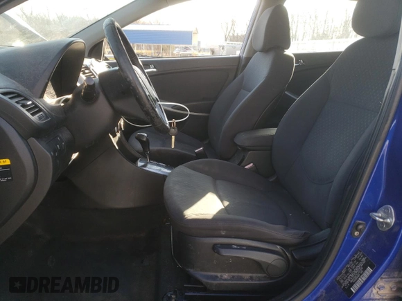 2012 Hyundai Accent SE with VIN KMHCU5AE7CU027245, listed as a Copart auction lot 50604895 with 153,842 mi miles and Clean title. Bid and sale history available at DreamBid. Image 7.