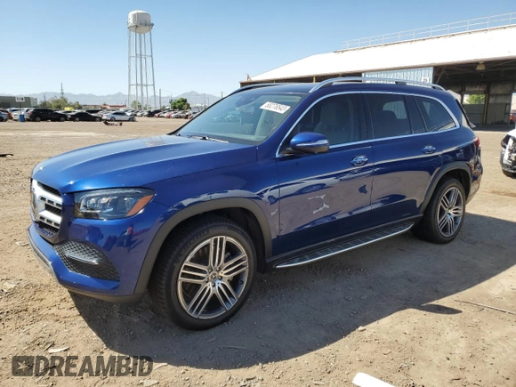 2020 Mercedes-Benz GLS with VIN 4JGFF5KE2LA165749, listed as a Copart auction lot 68276543 with 35,058 mi miles. Bid and sale history available at carsss.com. Image 1.