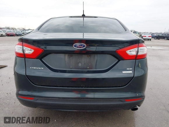 2014 Ford Fusion SE with VIN 3FA6P0HDXER192263, listed as a IAAI auction lot 41894357 with 209,626 mi miles. Bid and sale history available at carsss.com. Image 16.