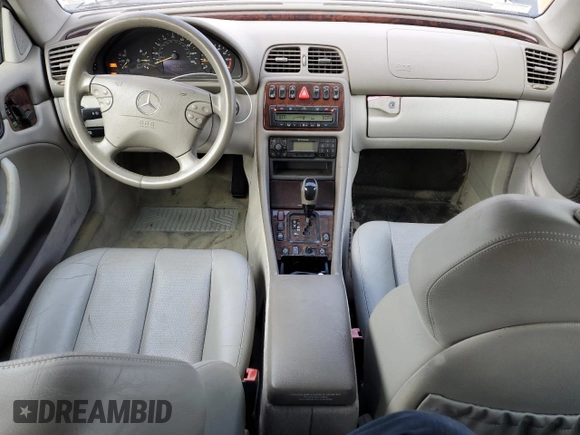 2002 Mercedes-Benz CLK 320/430 with VIN WDBLK65G02T096356, listed as a Copart auction lot 77056434 with 101,971 mi miles and Clean Title. Bid and sale history available at DreamBid. Image 8.