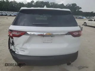 2018 Chevrolet Traverse LS with VIN 1GNERFKW7JJ217709, listed as a Copart auction lot 63332405 with 127,758 mi miles and Salvage title. Bid and sale history available at DreamBid. Image 6.