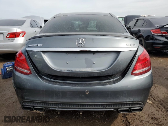 2018 Mercedes-Benz C 63 AMG with VIN 55SWF8GB6JU255249, listed as a Copart auction lot 50094455 with 61,693 mi miles and Salvage title. Bid and sale history available at DreamBid. Image 6.
