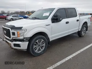 2018 Ford F-150 XL with VIN 1FTEW1E59JKD99284, listed as a IAAI auction lot 41203530 with 153,800 mi miles. Bid and sale history available at carsss.com. Image 17.