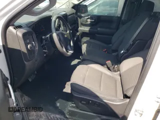 2024 Chevrolet Silverado 1500 Custom with VIN 3GCPABEKXRG318461, listed as a Copart auction lot 46946065 with 13,521 mi miles and Clean Title. Bid and sale history available at DreamBid. Image 7.