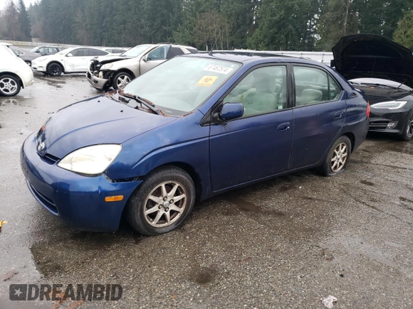 2002 Toyota Prius with VIN JT2BK12U720062290, listed as a Copart auction lot 87467574 with 0 mi miles and Clean Title. Bid and sale history available at carsss.com. Image 1.