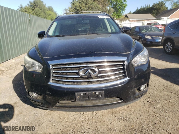 2013 Infiniti JX35 with VIN 5N1AL0MM1DC317827, listed as a Copart auction lot 54539185 with 256,226 mi miles and Clean Title. Bid and sale history available at carsss.com. Image 5.
