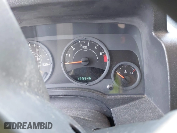 2008 Jeep Patriot Sport with VIN 1J8FT28W68D689674, listed as a IAAI auction lot 41918466 with 123,546 mi miles. Bid and sale history available at carsss.com. Image 7.