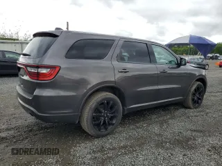2020 Dodge Durango SXT Plus with VIN 1C4RDJAG8LC166685, listed as a Copart auction lot 58736085 with 72,448 mi miles and Salvage title. Bid and sale history available at DreamBid. Image 3.