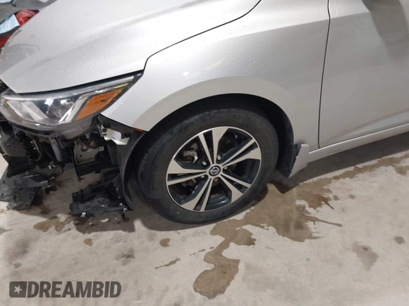 2021 Nissan Sentra SV with VIN 3N1AB8CV4MY233303, listed as a IAAI auction lot 41935664 with 25,878 mi miles and . Bid and sale history available at DreamBid. Image 19.