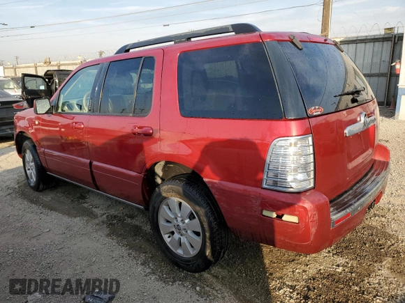 2006 Mercury Mountaineer with VIN 4M2EU37E96UJ11946, listed as a Copart auction lot 83606244 with 127,563 mi miles and Salvage title. Bid and sale history available at DreamBid. Image 2.