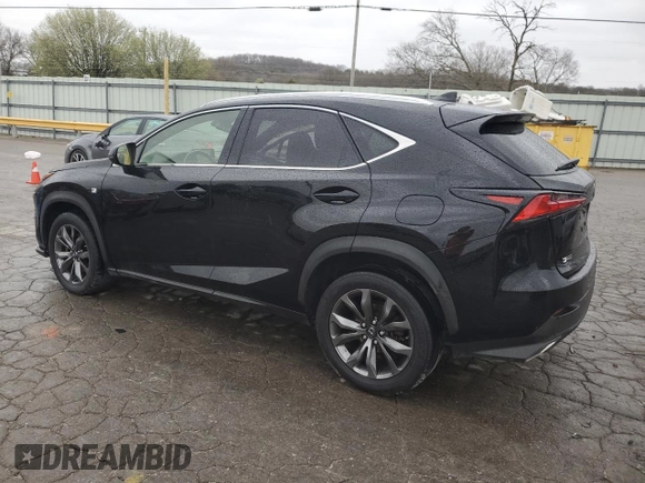 2018 Lexus NX with VIN JTJYARBZXJ2098702, listed as a Copart auction lot 49860725 with 66,867 mi miles and Non Repairable. Bid and sale history available at carsss.com. Image 2.