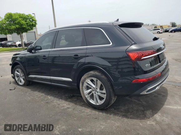 2020 Audi Q7 Premium z VIN WA1AXAF77LD011191, wystawiony jako Copart lot #59486735 z przebiegiem 46 783 mil mil oraz Nie do naprawy • Non repairable. Historia ofert i sprzedaży dostępna na DreamBid. Obrazek 2.