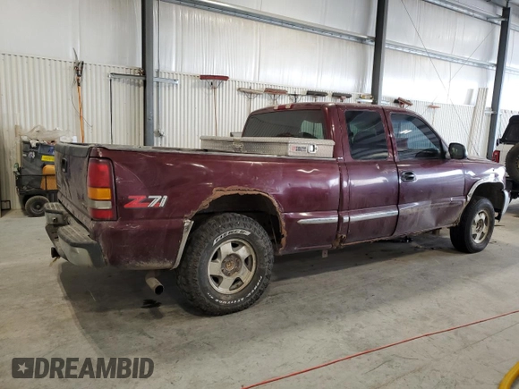 1999 GMC Sierra 1500 SLE z VIN 2GTEK19TXX1544071, wystawiony jako Copart lot #54085965 z przebiegiem Nie podano mil oraz Szkoda całkowita • Salvage title. Historia ofert i sprzedaży dostępna na DreamBid. Obrazek 3.