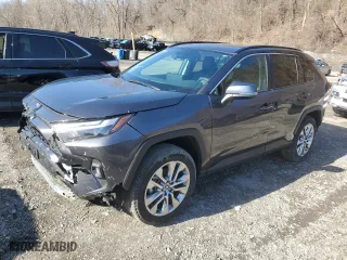 2024 Toyota RAV4 XLE Premium with VIN 2T3A1RFV8RC437554, listed as a Copart auction lot 52642595 with 12,217 mi miles and Salvage Title. Bid and sale history available at carsss.com. Image 1.