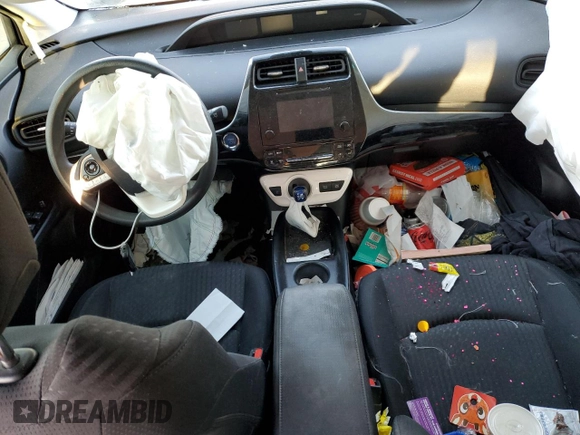 2018 Toyota Prius Two with VIN JTDKBRFU0J3083091, listed as a Copart auction lot 47052605 with Not Provided miles and Salvage Title. Bid and sale history available at DreamBid. Image 8.