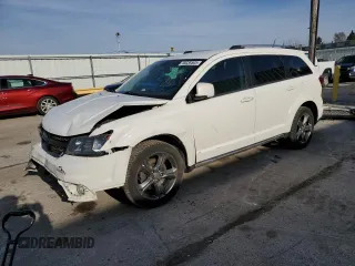 2017 Dodge Journey Crossroad Plus with VIN 3C4PDDGG2HT540784, listed as a Copart auction lot 49338505 with 189,465 mi miles and Salvage title. Bid and sale history available at DreamBid. Image 1.