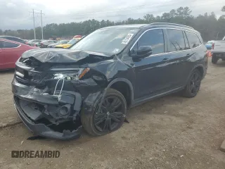 2021 Honda Pilot Special Edition with VIN 5FNYF5H29MB022140, listed as a Copart auction lot 45154055 with 87,294 mi miles and Salvage Title. Bid and sale history available at DreamBid. Image 1.