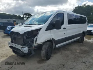 2019 Ford Transit Passenger XL with VIN 1FBZX2ZM5KKA19918, listed as a Copart auction lot 70586224 with 159,922 mi miles and Salvage Title. Bid and sale history available at carsss.com. Image 1.