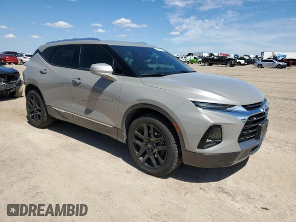 2022 Chevrolet Blazer Premier with VIN 3GNKBFRS9NS136225, listed as a Copart auction lot 69994144 with 37,371 mi miles and Salvage title. Bid and sale history available at DreamBid. Image 4.