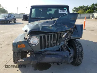 2003 Jeep Wrangler Sahara with VIN 1J4FA59S93P376775, listed as a Copart auction lot 53979415 with 93,995 mi miles and Salvage title. Bid and sale history available at DreamBid. Image 5.