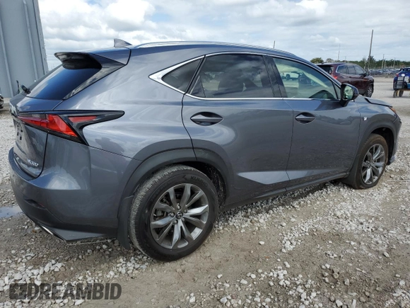 2021 Lexus NX 300 F Sport with VIN JTJSARBZ3M2200206, listed as a Copart auction lot 52511245 with 34,266 mi miles and Non repairable. Bid and sale history available at DreamBid. Image 3.